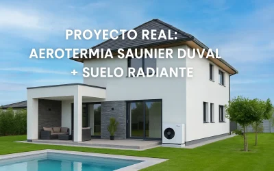 Precio aerotermia casa 200m2: Proyecto real con Saunier Duval y suelo radiante en Madrid