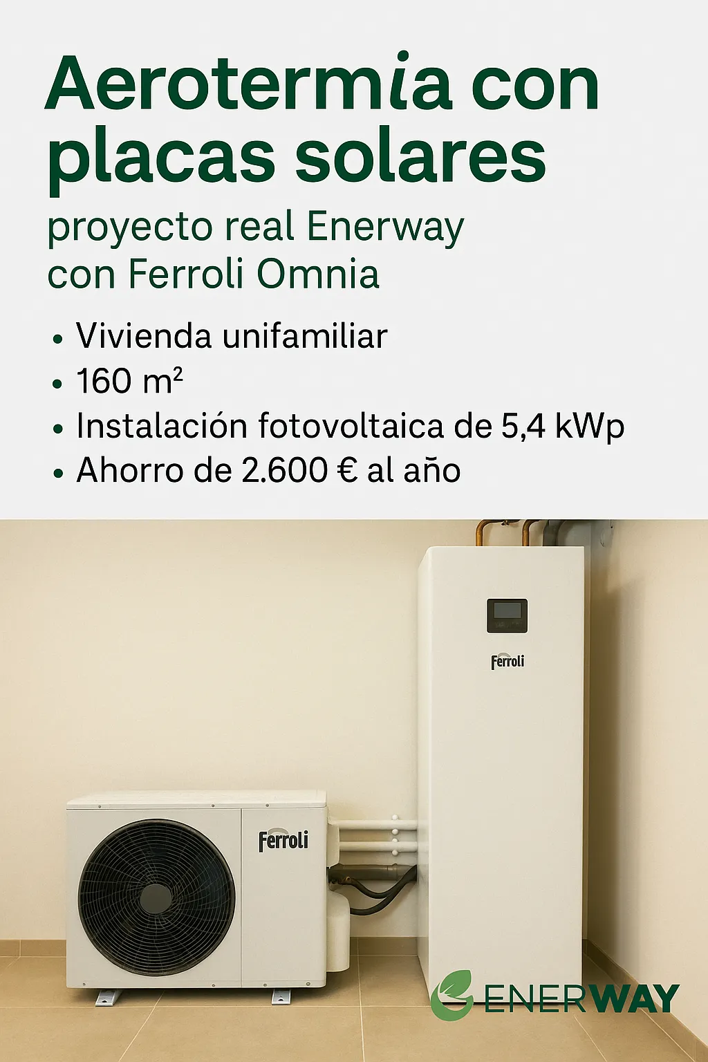 aerotermia con placas solares