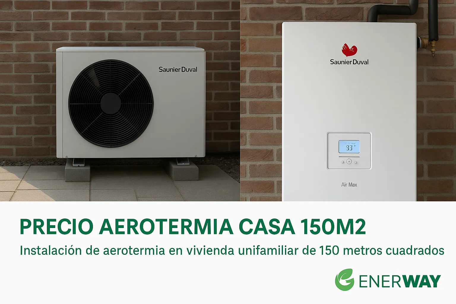 aerotermia casa 150m2